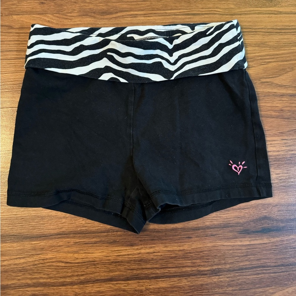 Justice, girls size 10 biker shorts used good condition condition